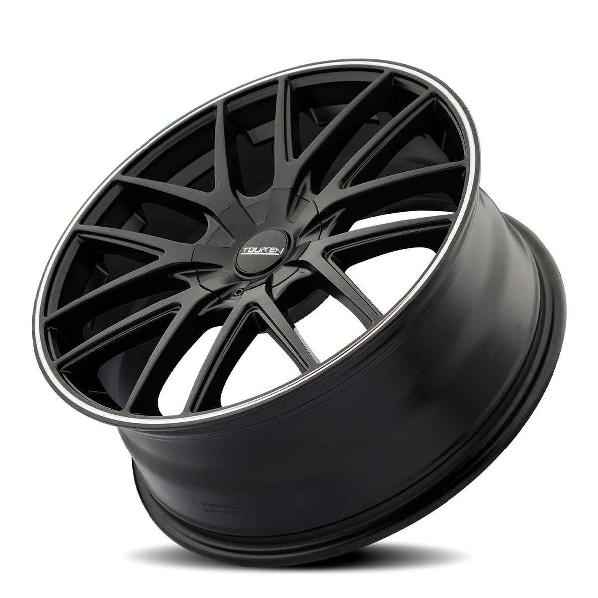 Touren TR60 3260 Wheel – Matte Black / Machined Ring