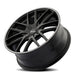 Touren TR60 3260 Wheel – Matte Black / Machined Ring