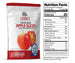 Legacy Food Storage 25 Serving Freeze-Dried Apple Slices Pouch - 6 pack nutrition facts label