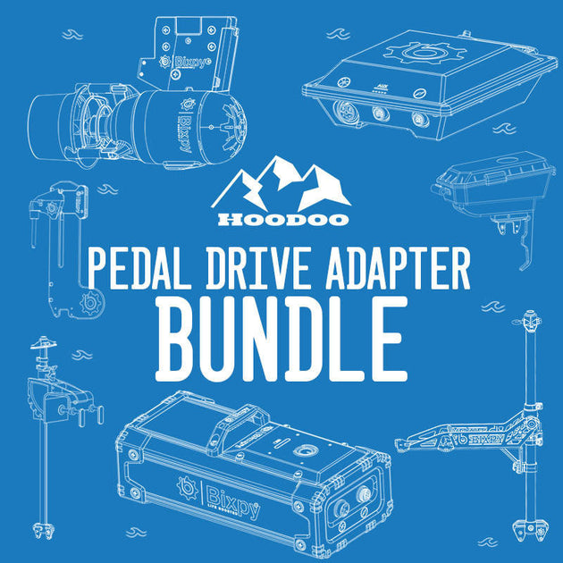 Bixpy K-1 electric outboard kit for Hoodoo pedal kayaks