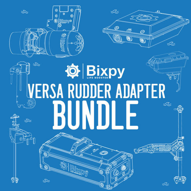 Bixpy Universal Versa Rudder bundle with K-1 motor kit
