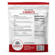 Legacy Food Storage 35 Serving Dehydrated Carrots Pouch - 6 pack pouch packaging back view