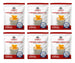 Legacy Food Storage 33 Serving Cheese Blend Powder Pouch - 6 pack showing all six pouches together
