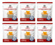 Legacy Food Storage 33 Serving Cheese Blend Powder Pouch - 6 pack showing all six pouches together