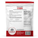 Legacy Food Storage 20 Serving Freeze-Dried Corn Pouch - 6 pack pouch packaging, back view