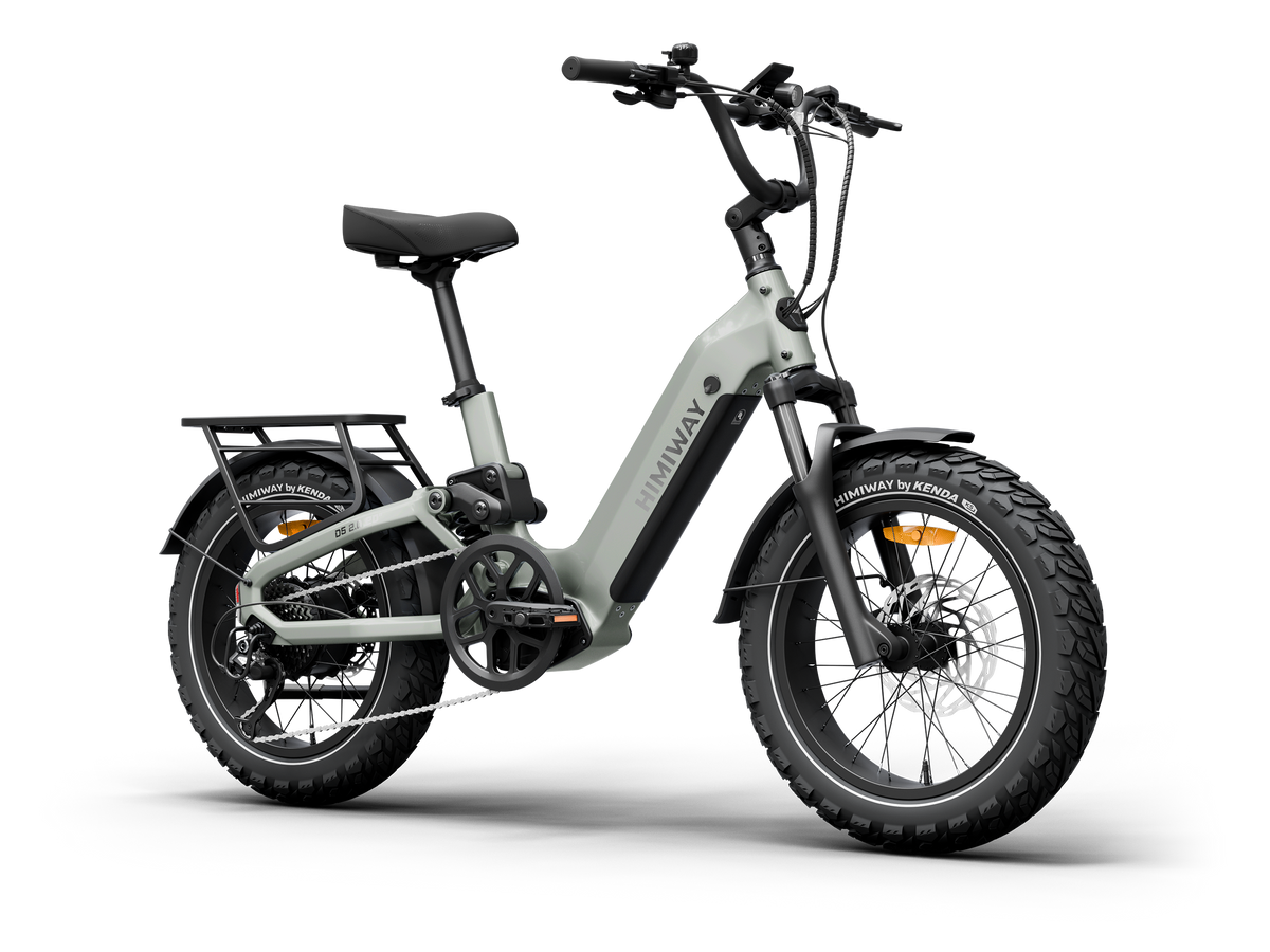 Himiway D5 2.0 20 inch e-bike, angled front view