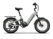Himiway D5 2.0 20 inch step-thru fat tire e-bike in Sage, side view