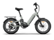 Himiway D5 2.0 20 inch step-thru fat tire e-bike in Sage, side view