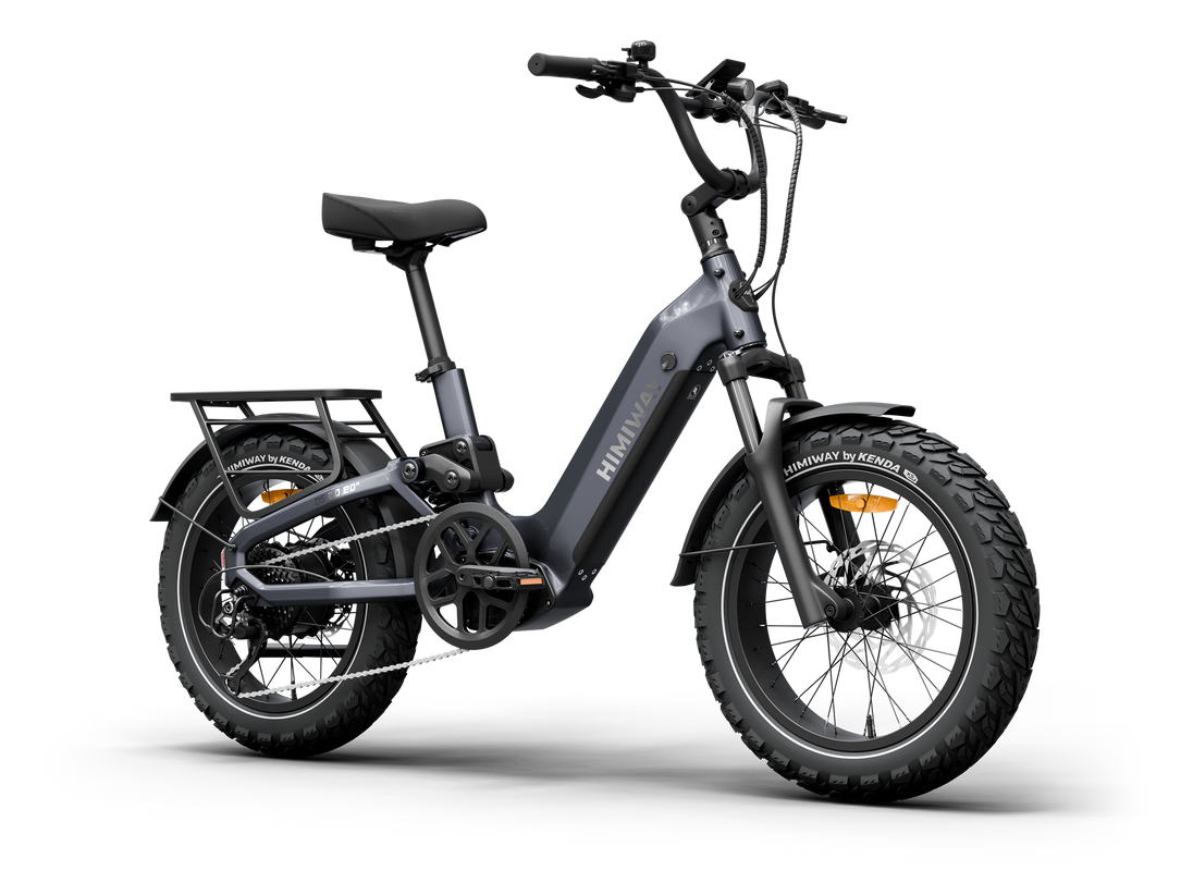Himiway D5 2.0 20 inch e-bike, angled front view