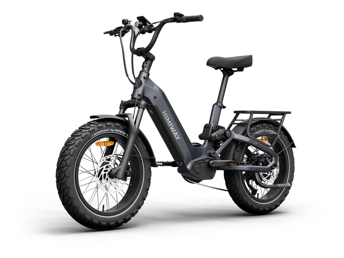 Himiway D5 2.0 20 inch e-bike, drive side