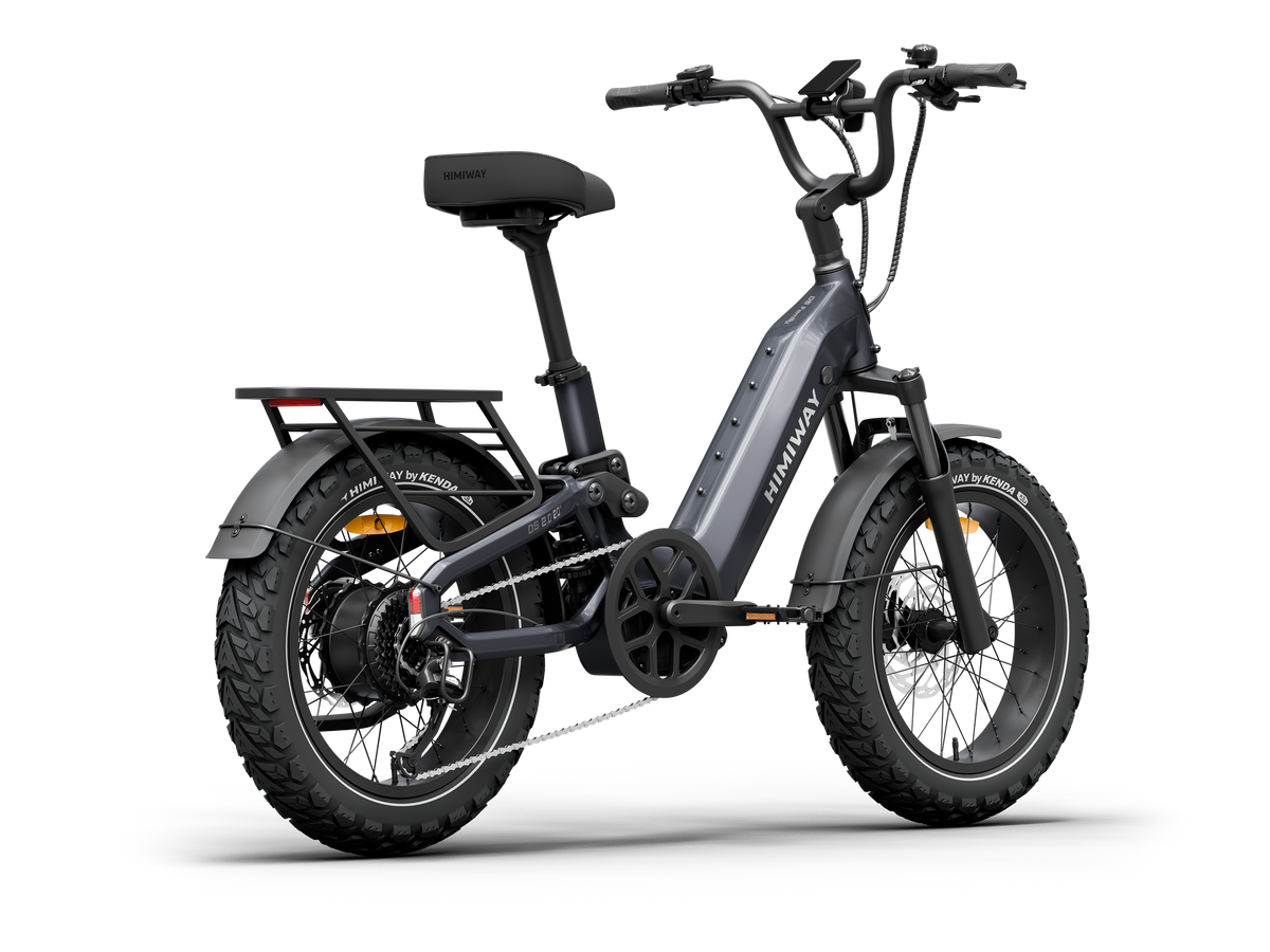 Himiway D5 2.0 20 inch e-bike, rear angle