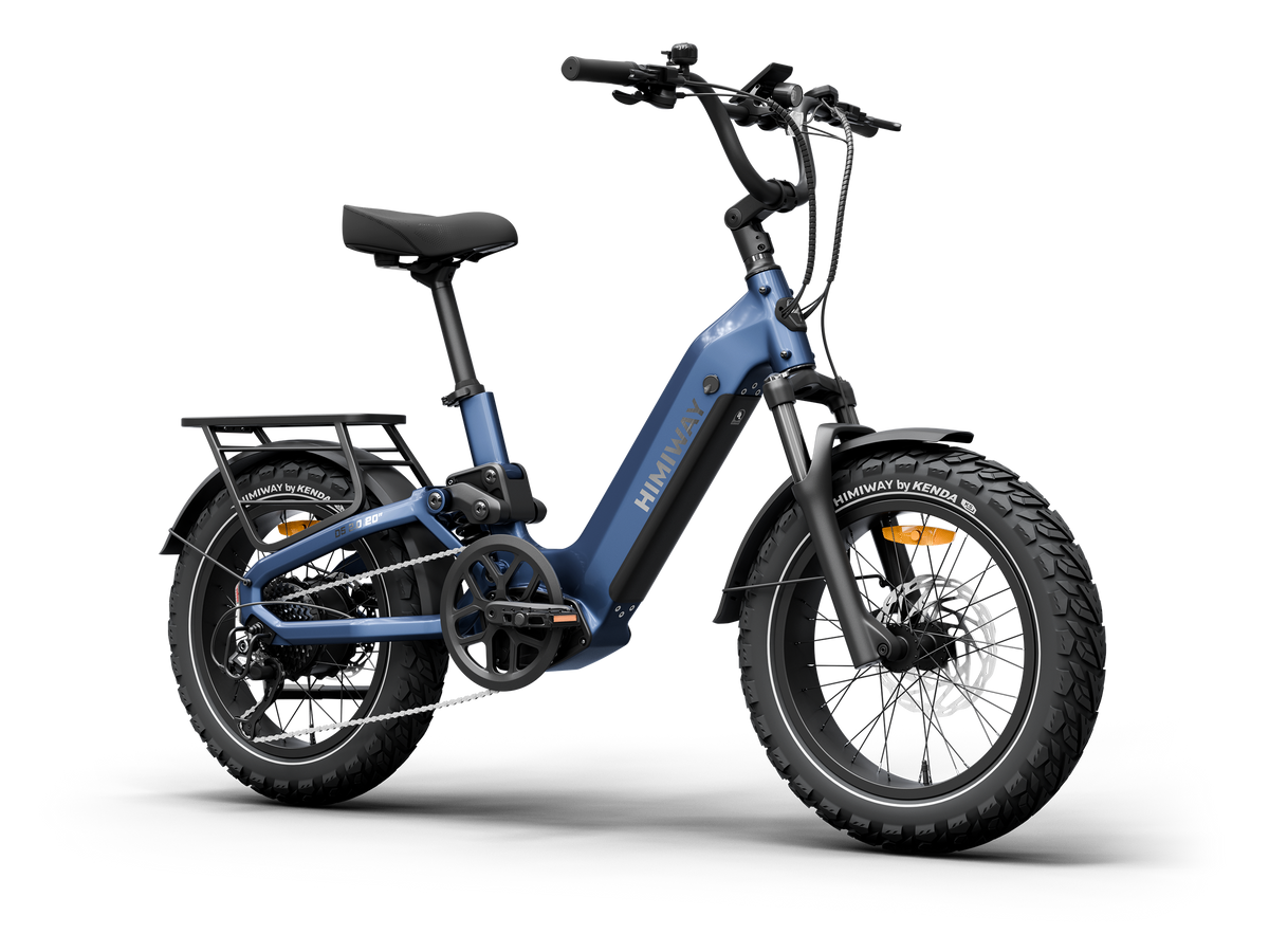 Himiway D5 2.0 20 inch e-bike, angled front view