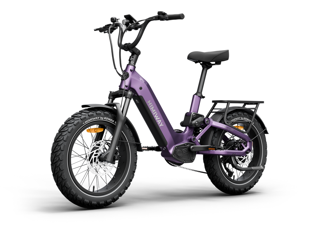 Himiway D5 2.0 20 inch e-bike, drive side