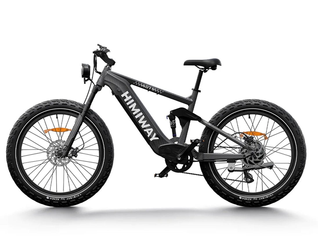 Himiway D7 fat tire e-bike, non-drive side