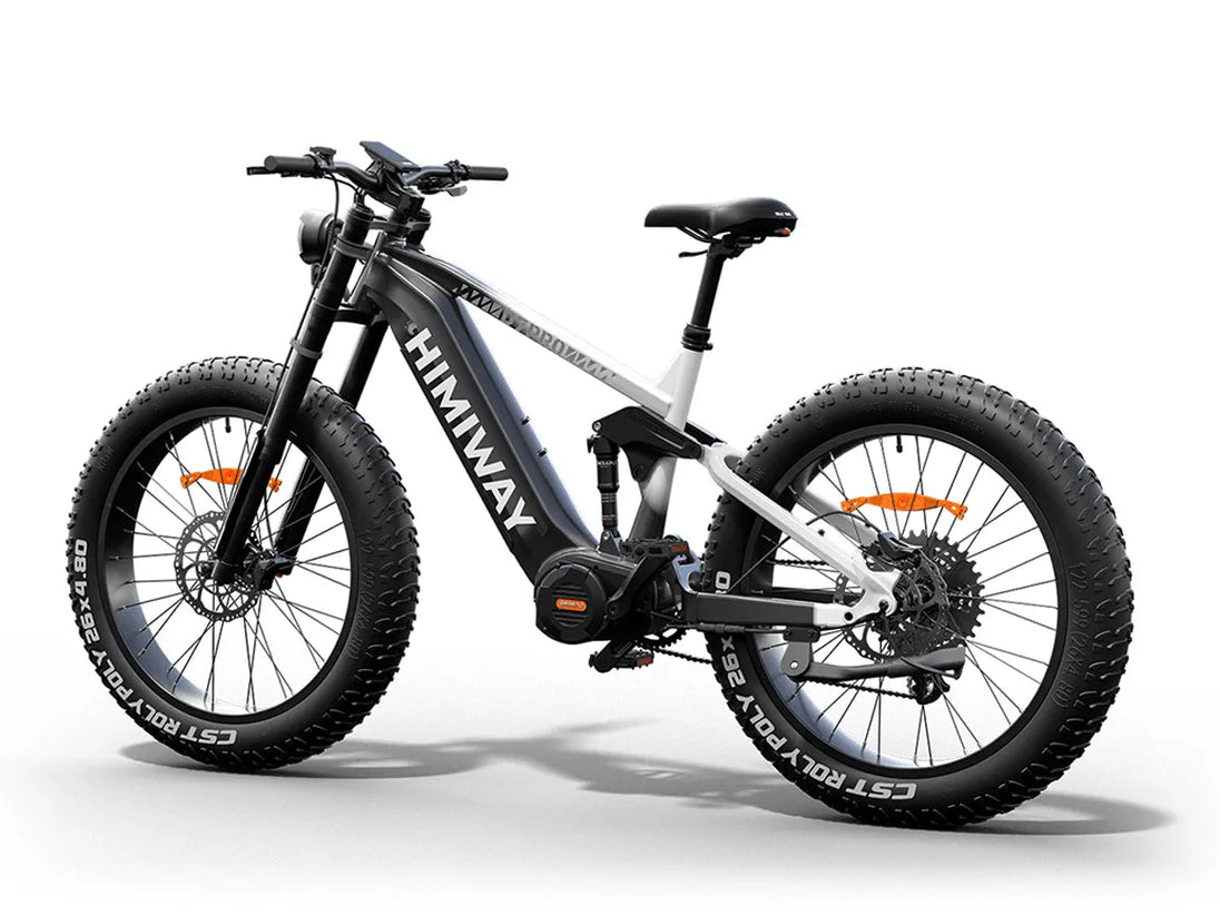 Himiway D7 Pro e-bike, rear angle