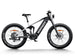 Himiway D7 Pro mid-drive fat tire e-bike in Black and White Gradient, side view