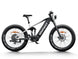 Himiway D7 Pro mid-drive fat tire e-bike in Black and White Gradient, side view