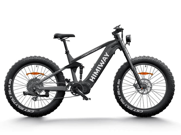 Himiway D7 Pro mid-drive fat tire e-bike in King, side view