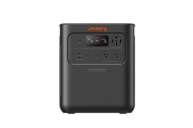 Jackery Solar Generator bundle - HomePower 3600 Pro Max power station, front view