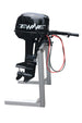 EWAVE 10 kW 48V electric outboard motor with tiller handle, side view
