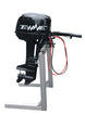 EWAVE 10 kW 48V electric outboard motor with tiller handle, side view