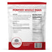 Legacy Food Storage 48 Whole Powdered Eggs Pouch - 6 pack pouch packaging back view