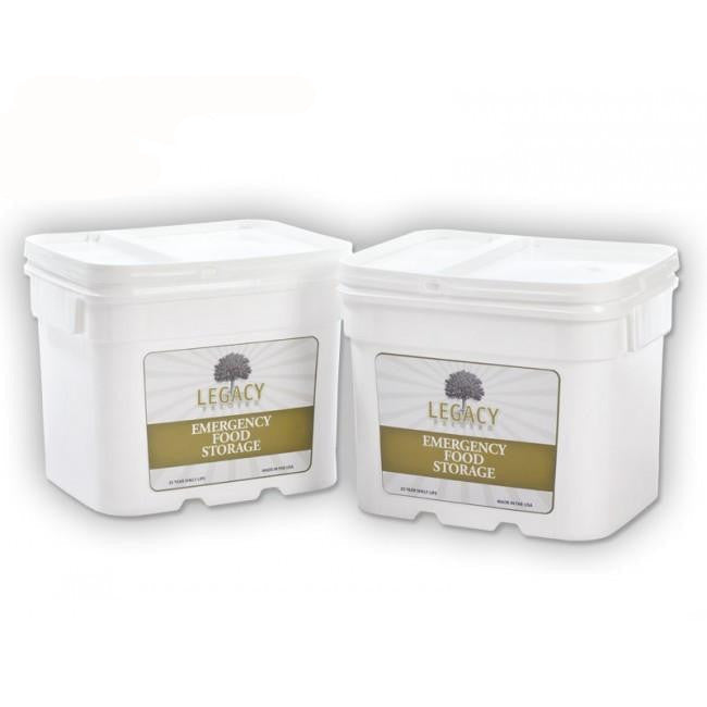 Legacy Food Storage 240 Serving Certified Gluten Free Entrée Package emergency food supply with 240 servings displayed