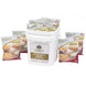 Legacy Food Storage 60 Serving Breakfast, Lunch, and Dinner Bucket assorted meal pouch contents of 60-serving combo
