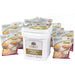 Legacy Food Storage 60 Serving Certified Gluten Free Entrée Bucket emergency food contents and serving details graphic