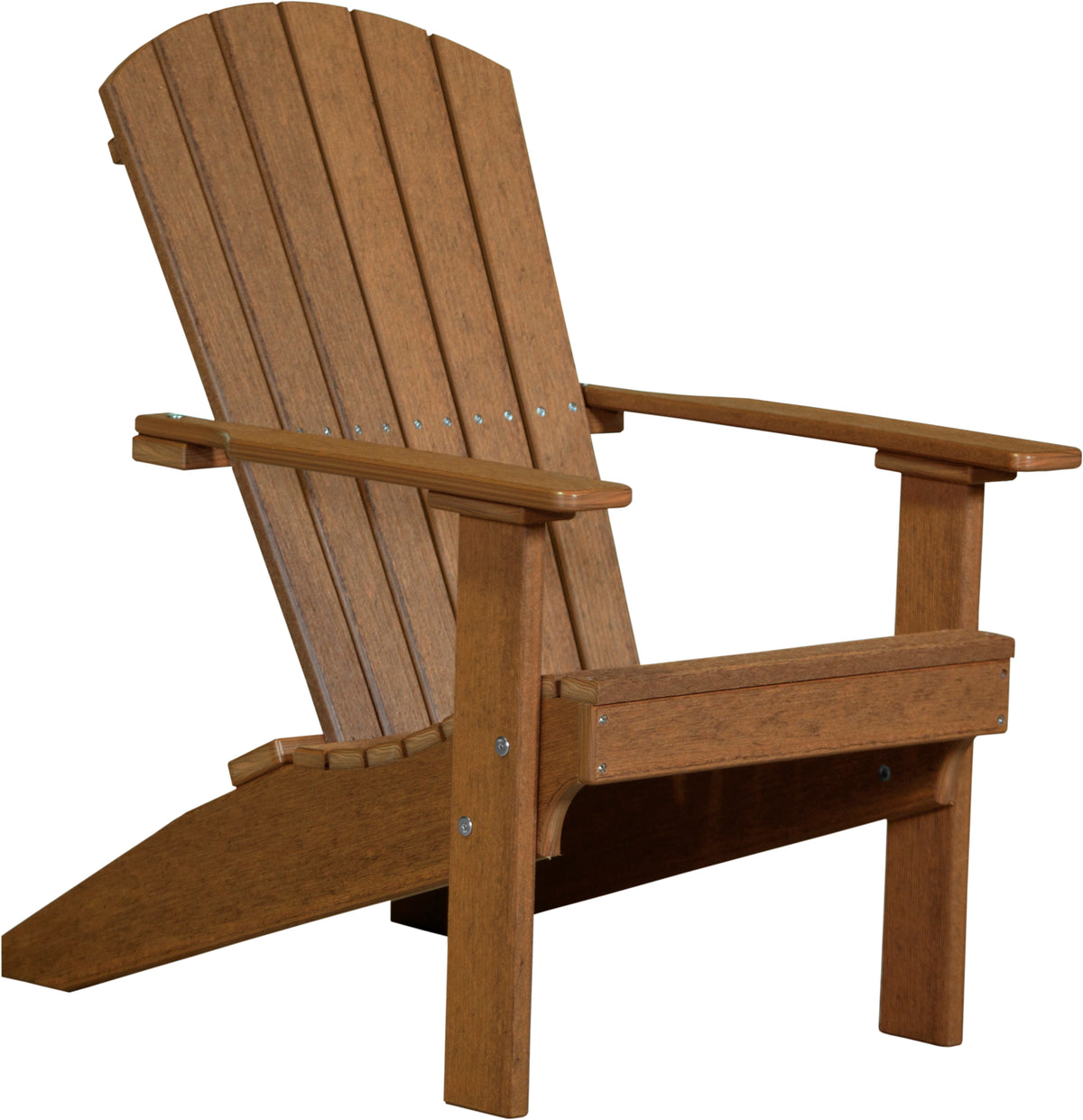 LuxCraft Lakeside poly Adirondack chair in Antique Mahogany