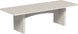 LuxCraft Urban 3' x 8' rectangular poly dining table in Birch and White