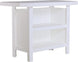 LuxCraft poly outdoor serving bar in White