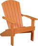 LuxCraft Lakeside poly Adirondack chair in Tangerine