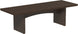 LuxCraft Urban 3' x 8' rectangular poly dining table in Brazilian Walnut