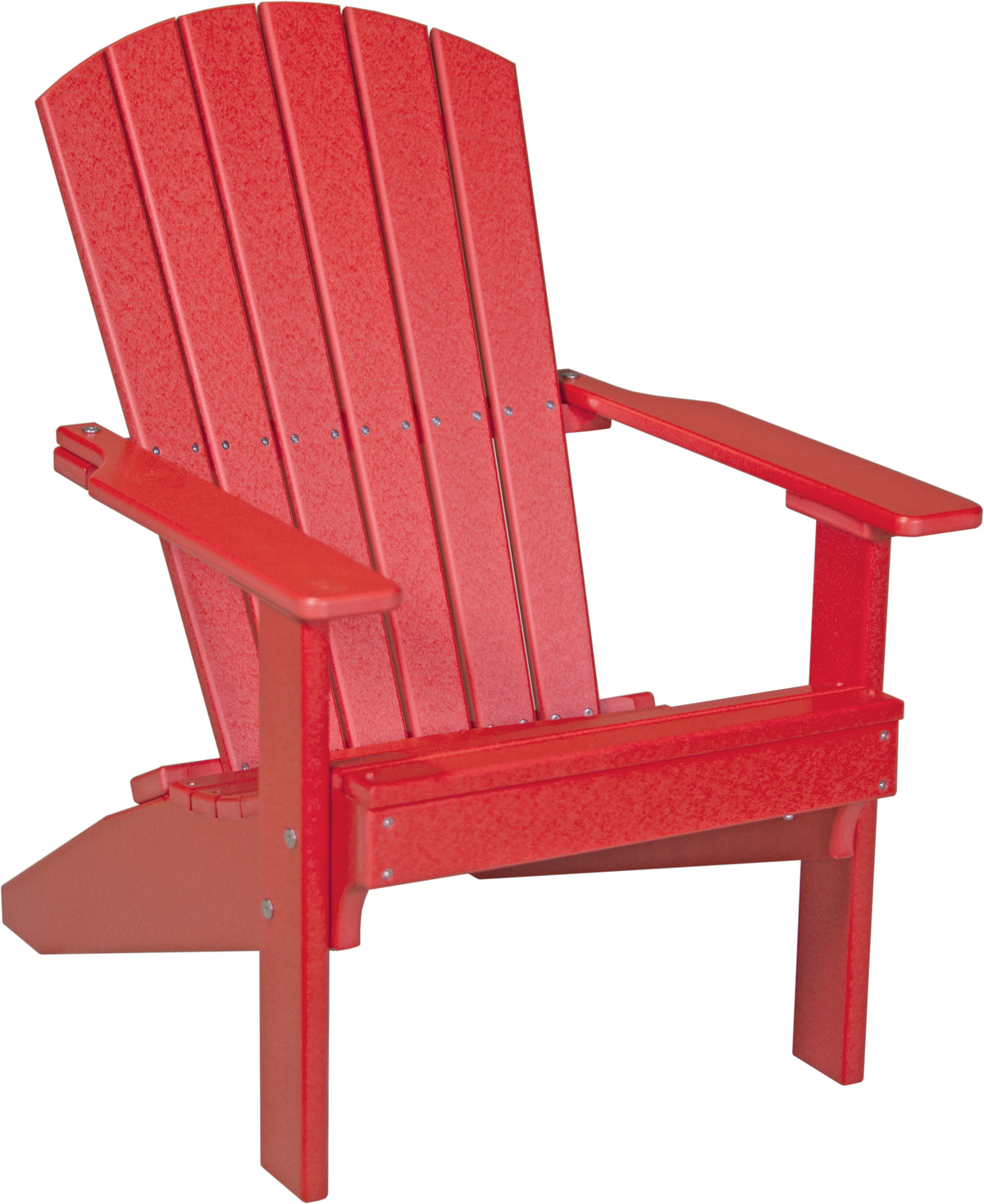 LuxCraft Lakeside poly Adirondack chair in Red