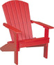 LuxCraft Lakeside poly Adirondack chair in Red
