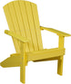 LuxCraft Lakeside poly Adirondack chair in Yellow