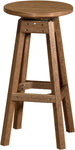 LuxCraft poly swivel bar stool in Antique Mahogany