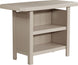 LuxCraft poly outdoor serving bar in Weatherwood