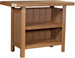 LuxCraft poly outdoor serving bar in Antique Mahogany