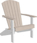 LuxCraft Lakeside poly Adirondack chair in Birch and White