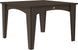 LuxCraft Island 44 inch square poly dining table in Brazilian Walnut