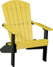LuxCraft Lakeside poly Adirondack chair in Yellow and Black