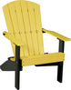 LuxCraft Lakeside poly Adirondack chair in Yellow and Black