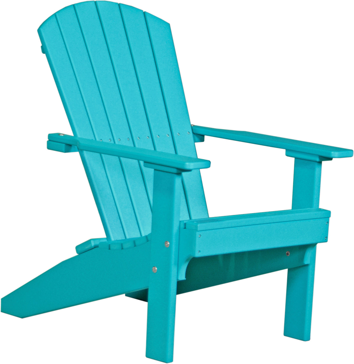 LuxCraft Lakeside poly Adirondack chair in Aruba Blue