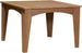 LuxCraft Island 44 inch square poly dining table in Antique Mahogany