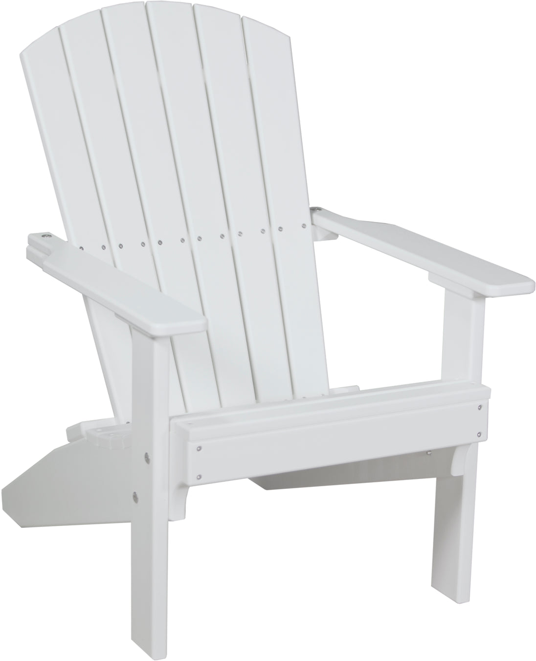 LuxCraft Lakeside poly Adirondack chair in White