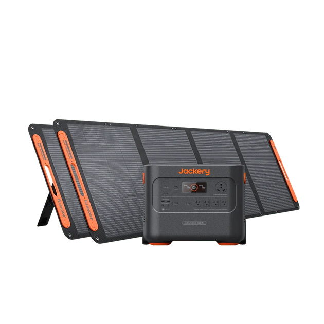 Jackery Solar Generator HomePower 2000 Plus + SolarSaga 200W x 2
