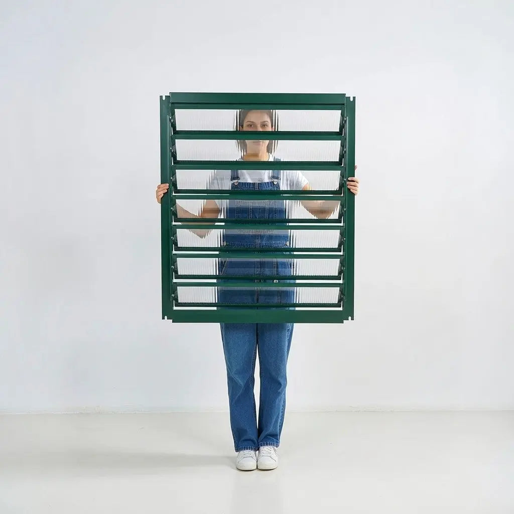 Grandio greenhouse wall louver window – image 2