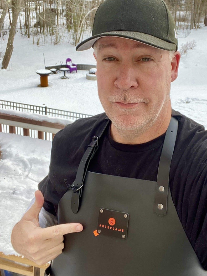Arteflame Leather Grill Apron